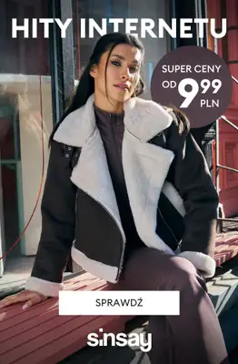 Sinsay - gazetka promocyjna HITY INTERNETU od środy 17.12 