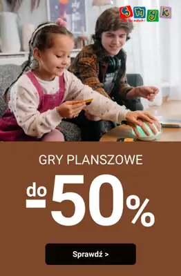 Smyk - gazetka promocyjna Do -50% gry planszowe od środy 17.12 