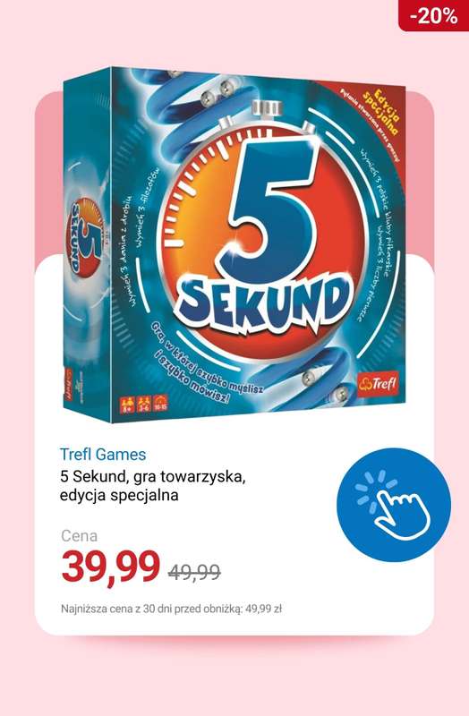 Smyk - gazetka promocyjna Do -50% gry planszowe od środy 17.12  - strona 5