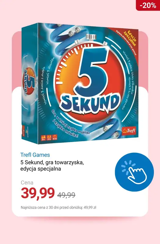 Smyk - gazetka promocyjna Do -50% gry planszowe od środy 17.12  - strona 5