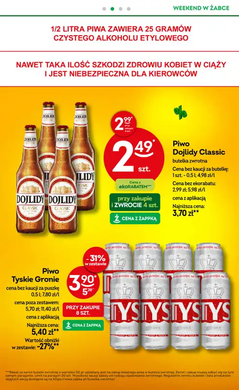 Żabka - gazetka promocyjna Gazetka weekendowa   - strona 3