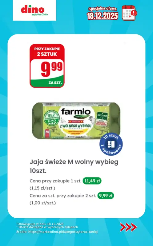 Dino - gazetka promocyjna Specjalna oferta na 18.12.2025 - promocje spoza gazetki od czwartku 18.12 do czwartku 18.12 - strona 5