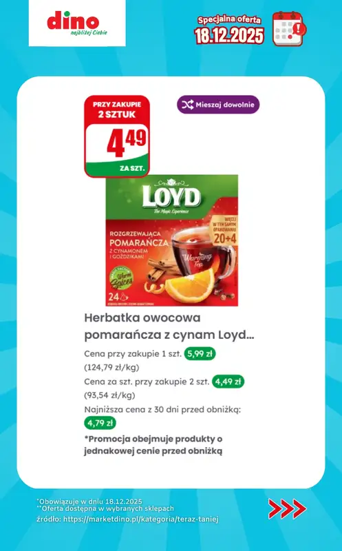 Dino - gazetka promocyjna Specjalna oferta na 18.12.2025 - promocje spoza gazetki od czwartku 18.12 do czwartku 18.12 - strona 11