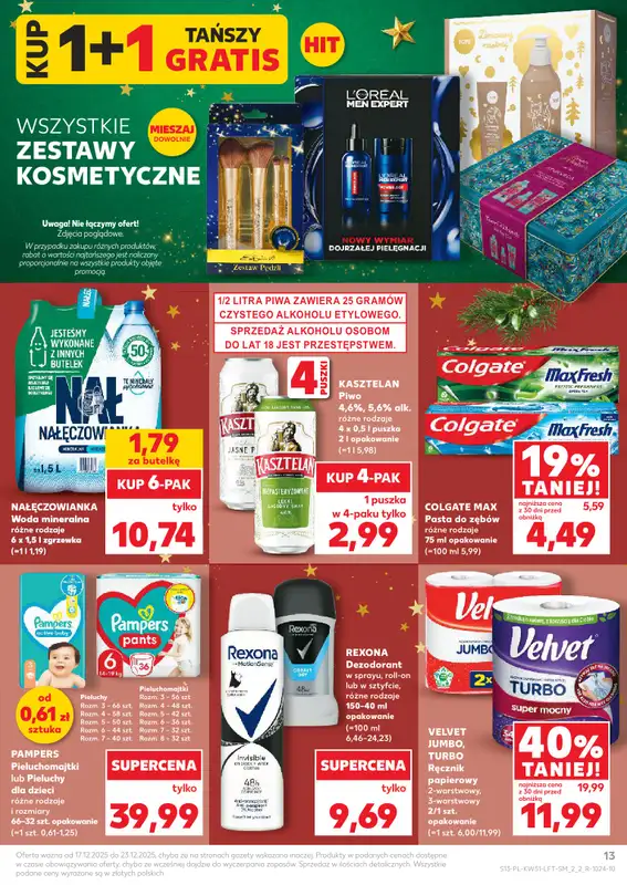 Kaufland - gazetka promocyjna Oferta Kaufland od środy 17.12 do wtorku 23.12 - strona 13