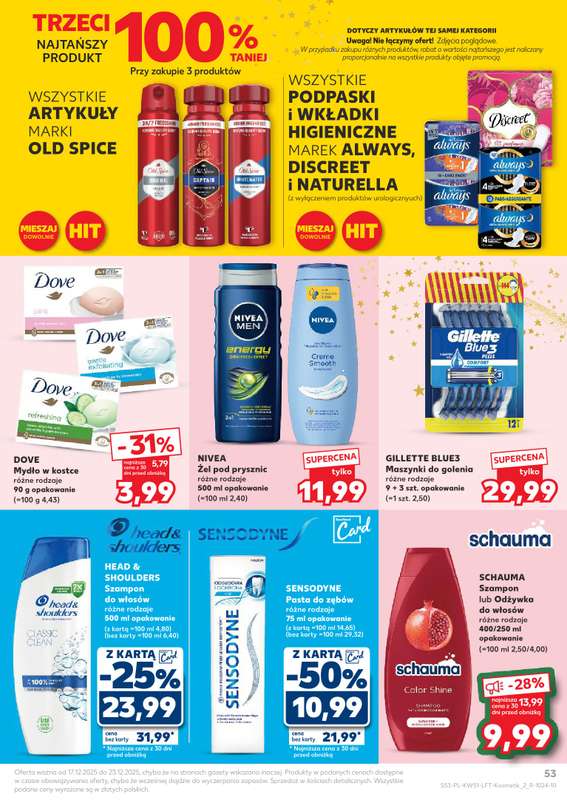 Kaufland - gazetka promocyjna Oferta Kaufland od środy 17.12 do wtorku 23.12 - strona 53