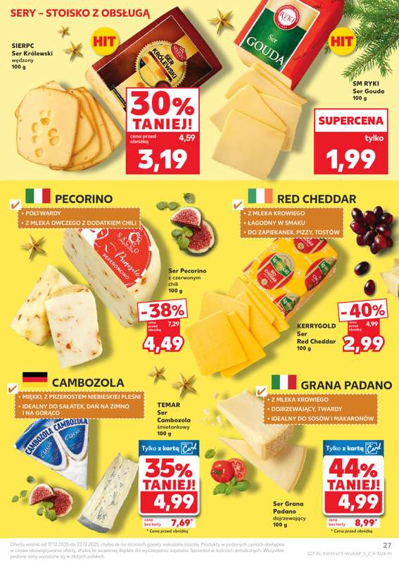 Kaufland - gazetka promocyjna Oferta Kaufland od środy 17.12 do wtorku 23.12 - strona 27