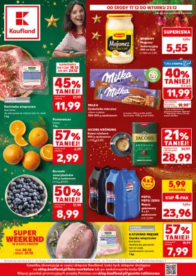 Kaufland - gazetka promocyjna Oferta Kaufland od środy 17.12 do wtorku 23.12