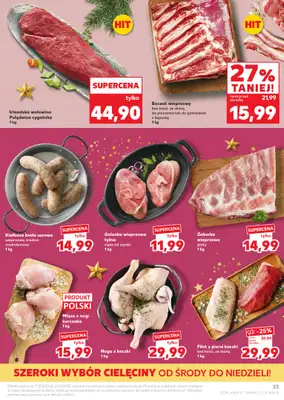 Kaufland - gazetka promocyjna Oferta Kaufland od środy 17.12 do wtorku 23.12 - strona 23