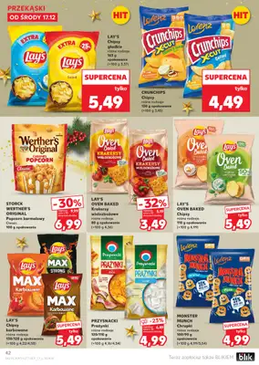 Kaufland - gazetka promocyjna Oferta Kaufland od środy 17.12 do wtorku 23.12 - strona 42