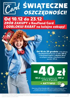 Kaufland - gazetka promocyjna Oferta Kaufland od środy 17.12 do wtorku 23.12 - strona 15