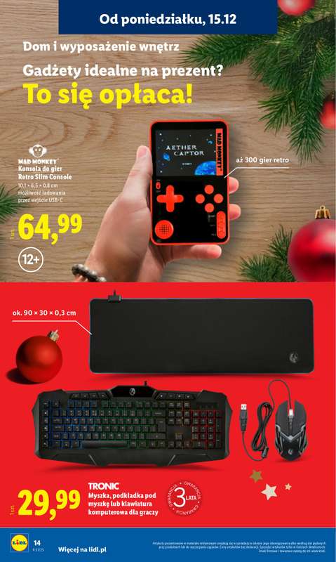 Lidl - gazetka promocyjna Katalog od poniedziałku 15.12 do niedzieli 21.12 - strona 18