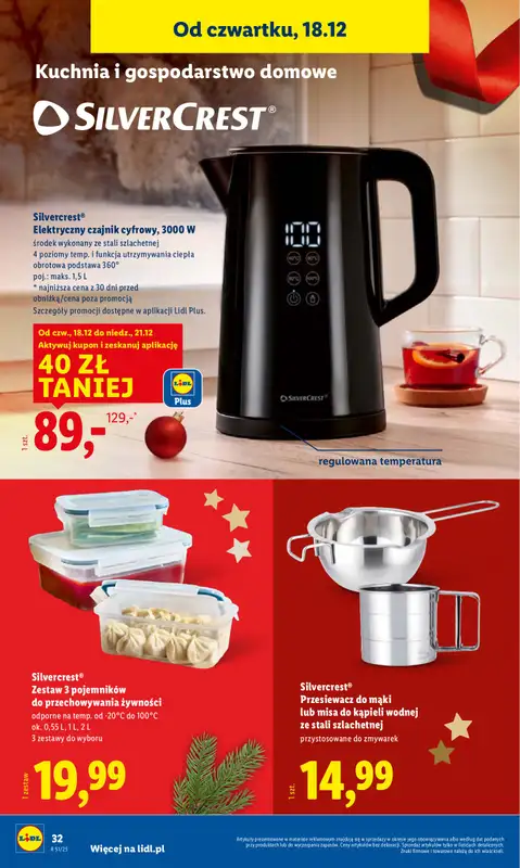 Lidl - gazetka promocyjna Katalog od poniedziałku 15.12 do niedzieli 21.12 - strona 44