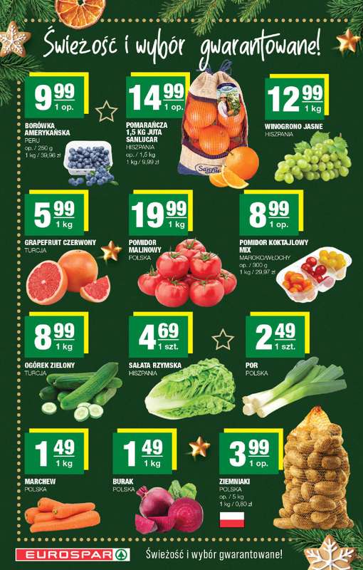SPAR - gazetka promocyjna Gazetka Eurospar i Święta ze smakiem od czwartku 18.12 do wtorku 23.12 - strona 2