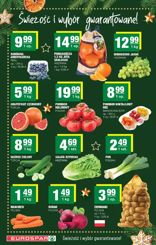 SPAR - gazetka promocyjna Gazetka Eurospar i Święta ze smakiem od czwartku 18.12 do wtorku 23.12 - strona 2