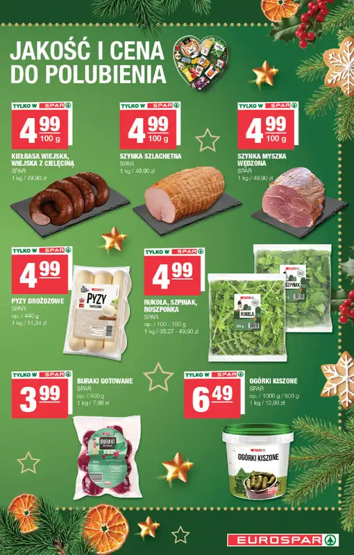 SPAR - gazetka promocyjna Gazetka Eurospar i Święta ze smakiem od czwartku 18.12 do wtorku 23.12 - strona 7