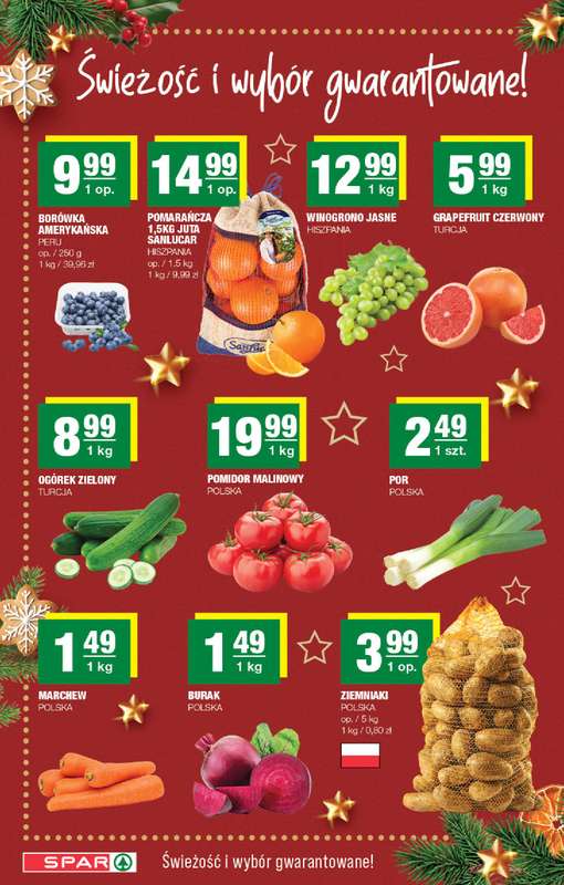 SPAR - gazetka promocyjna Gazetka Spar i Święta ze smakiem od czwartku 18.12 do wtorku 23.12 - strona 2