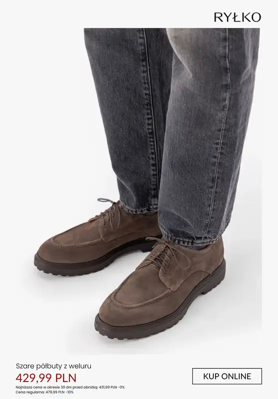 Ryłko - gazetka promocyjna SALE do -30% - obuwie męskie od czwartku 18.12  - strona 4