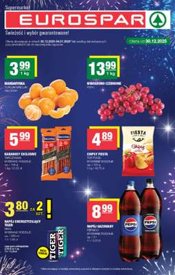 SPAR - gazetka promocyjna Gazetka Eurospar od wtorku 30.12 do niedzieli 04.01