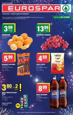 SPAR - gazetka promocyjna Gazetka Eurospar od wtorku 30.12 do niedzieli 04.01