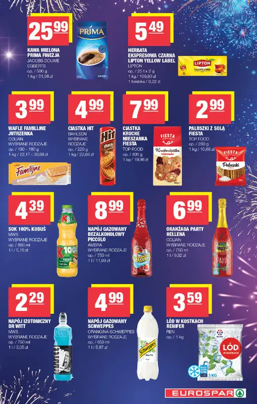 SPAR - gazetka promocyjna Gazetka Eurospar od wtorku 30.12 do niedzieli 04.01 - strona 7
