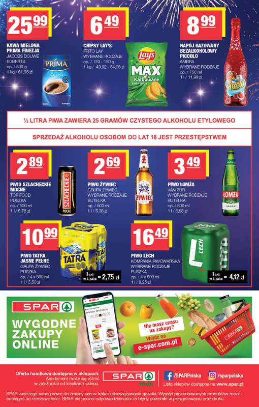 SPAR - gazetka promocyjna Gazetka Spar Mini od wtorku 30.12 do niedzieli 04.01 - strona 4