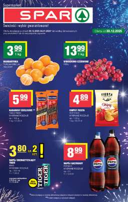 SPAR - gazetka promocyjna Gazetka Spar od wtorku 30.12 do niedzieli 04.01