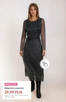 Sinsay - gazetka promocyjna Wyprzedaż do -50% | Kobieta od czwartku 18.12  - strona 3