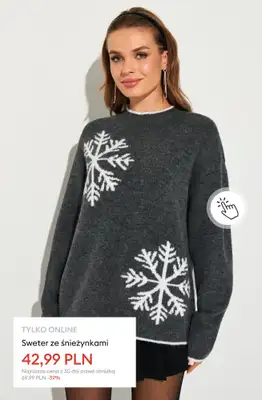 Sinsay - gazetka promocyjna Wyprzedaż do -50% | Kobieta od czwartku 18.12  - strona 15