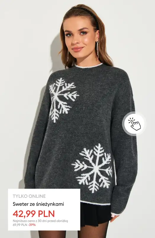 Sinsay - gazetka promocyjna Wyprzedaż do -50% | Kobieta od czwartku 18.12  - strona 15