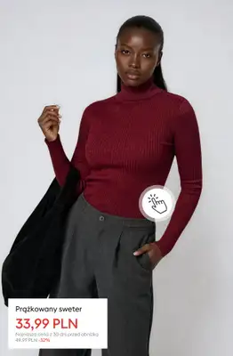 Sinsay - gazetka promocyjna Wyprzedaż do -50% | Kobieta od czwartku 18.12  - strona 27