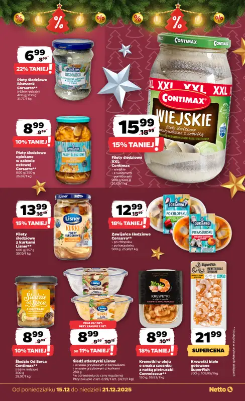 Netto - gazetka promocyjna Oferta, którą warto śledzić w Netto! od czwartku 18.12 do niedzieli 21.12 - strona 2