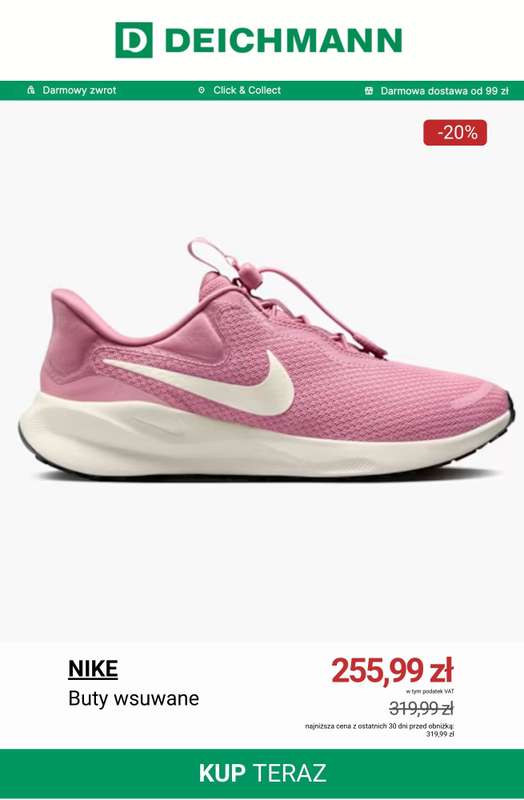 Deichmann - gazetka promocyjna Sneakersy damskie Nike w niskich cenach od czwartku 18.12  - strona 3