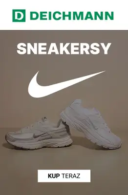 Deichmann - gazetka promocyjna Sneakersy damskie Nike w niskich cenach od czwartku 18.12 