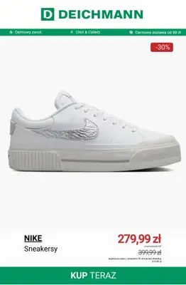 Deichmann - gazetka promocyjna Sneakersy damskie Nike w niskich cenach od czwartku 18.12  - strona 4