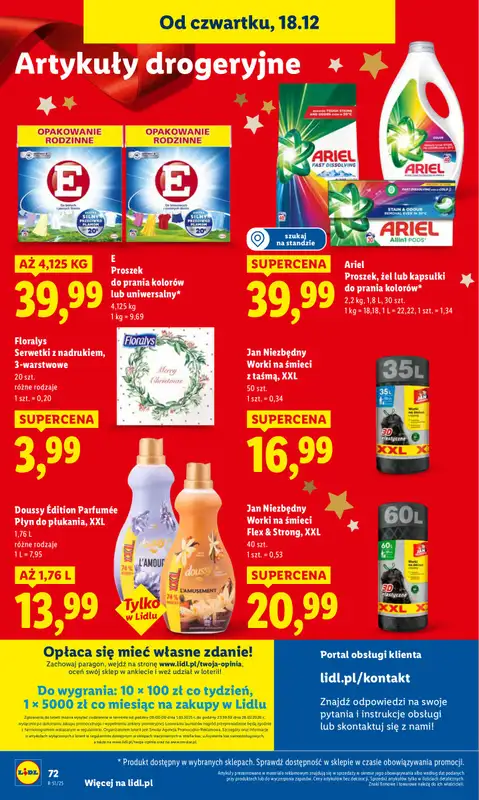 Lidl - gazetka promocyjna Oferta od czwartku od czwartku 18.12 do niedzieli 21.12 - strona 76