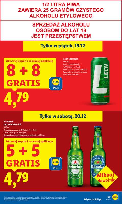 Lidl - gazetka promocyjna Oferta od czwartku od czwartku 18.12 do niedzieli 21.12 - strona 29