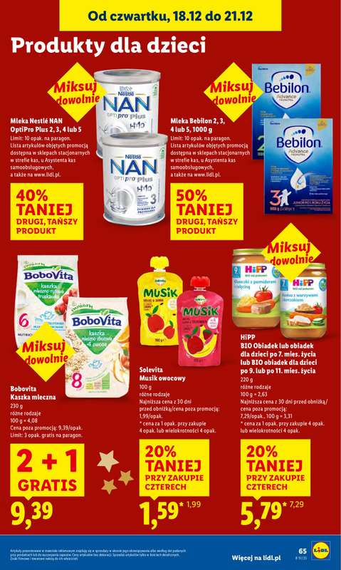 Lidl - gazetka promocyjna Oferta od czwartku od czwartku 18.12 do niedzieli 21.12 - strona 71