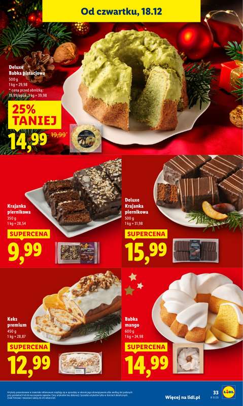 Lidl - gazetka promocyjna Oferta od czwartku od czwartku 18.12 do niedzieli 21.12 - strona 39