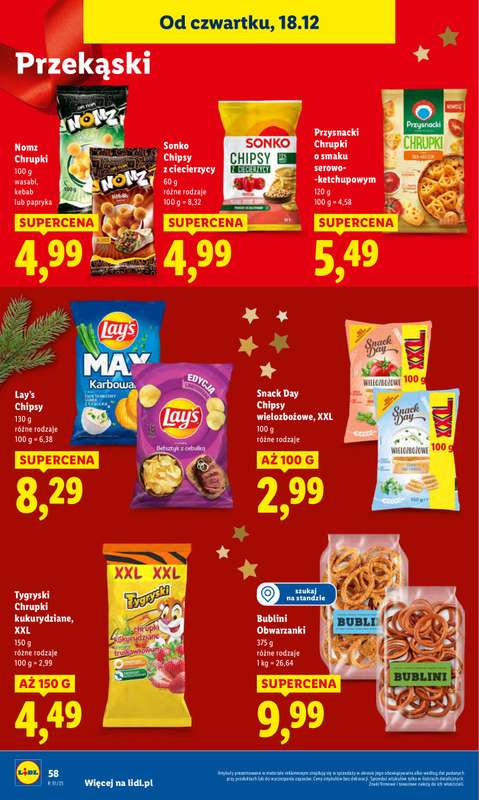 Lidl - gazetka promocyjna Oferta od czwartku od czwartku 18.12 do niedzieli 21.12 - strona 64