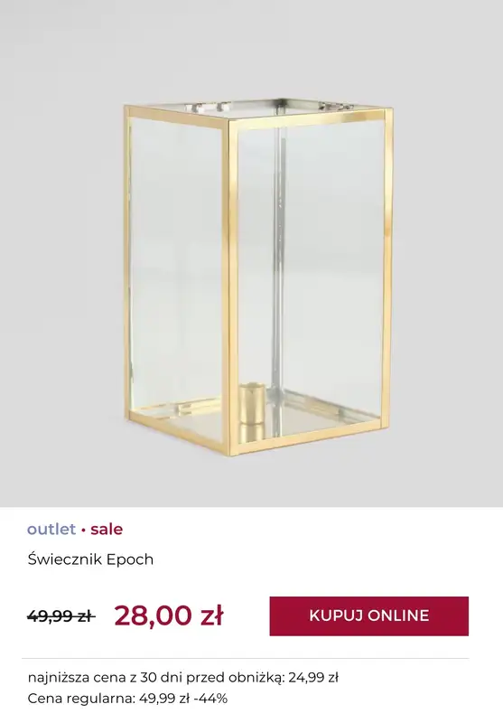 home&you - gazetka promocyjna Outlet - OSTATNIE SZTUKI od czwartku 18.12 do niedzieli 28.12 - strona 6