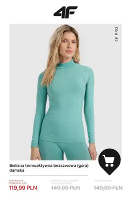 4F - gazetka promocyjna Trekkingowe okazje do -50% od czwartku 18.12 do środy 31.12 - strona 14