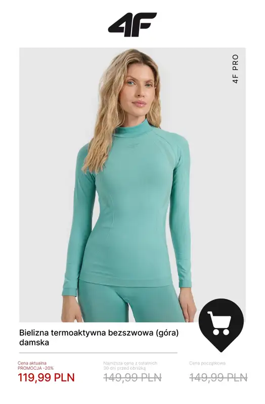 4F - gazetka promocyjna Trekkingowe okazje do -50% od czwartku 18.12 do środy 31.12 - strona 14
