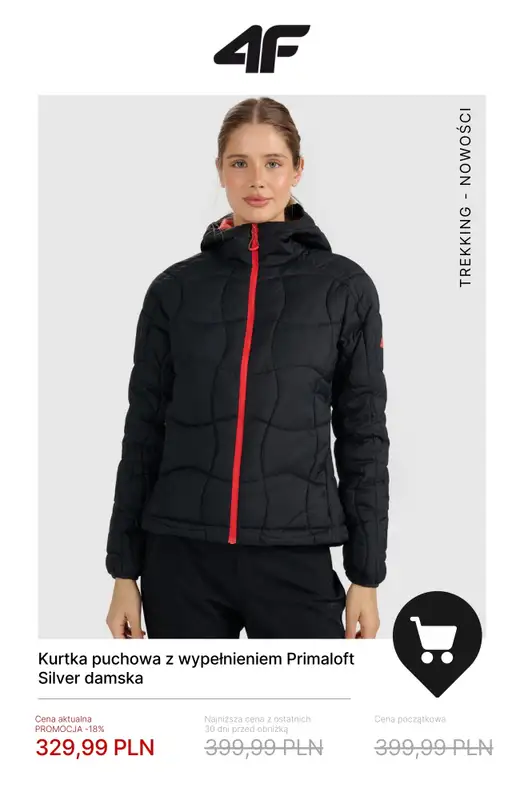 4F - gazetka promocyjna Trekkingowe okazje do -50% od czwartku 18.12 do środy 31.12 - strona 3