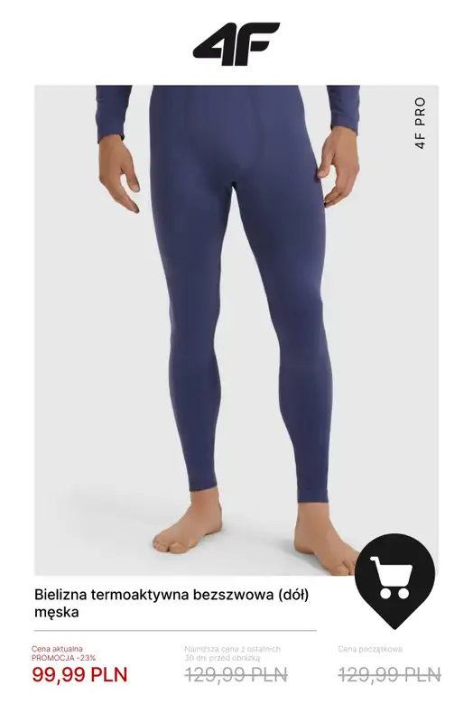 4F - gazetka promocyjna Trekkingowe okazje do -50% od czwartku 18.12 do środy 31.12 - strona 17