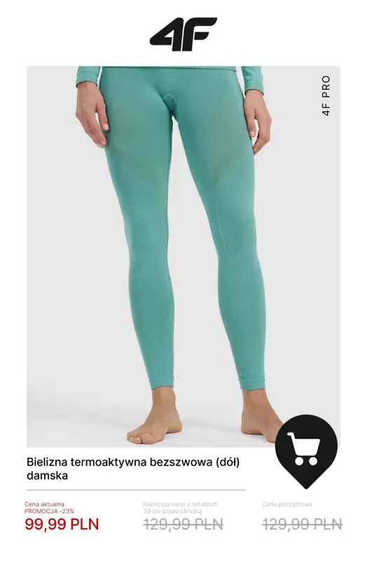 4F - gazetka promocyjna Trekkingowe okazje do -50% od czwartku 18.12 do środy 31.12 - strona 15
