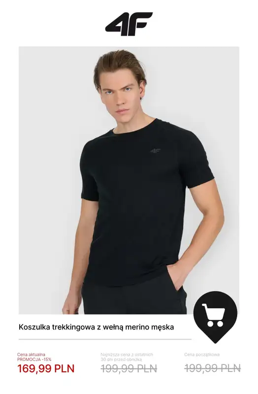 4F - gazetka promocyjna Trekkingowe okazje do -50% od czwartku 18.12 do środy 31.12 - strona 13