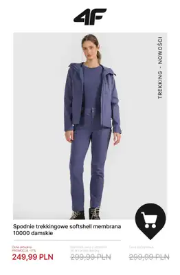4F - gazetka promocyjna Trekkingowe okazje do -50% od czwartku 18.12 do środy 31.12 - strona 4