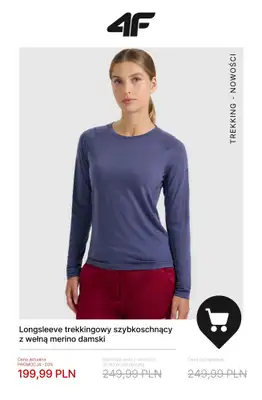 4F - gazetka promocyjna Trekkingowe okazje do -50% od czwartku 18.12 do środy 31.12 - strona 5