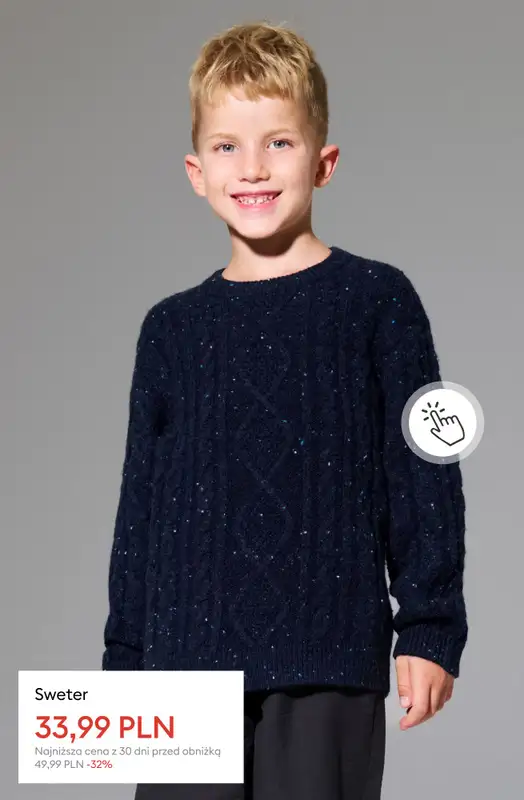 Sinsay - gazetka promocyjna Wyprzedaż do -50% | Dziecko od czwartku 18.12  - strona 14