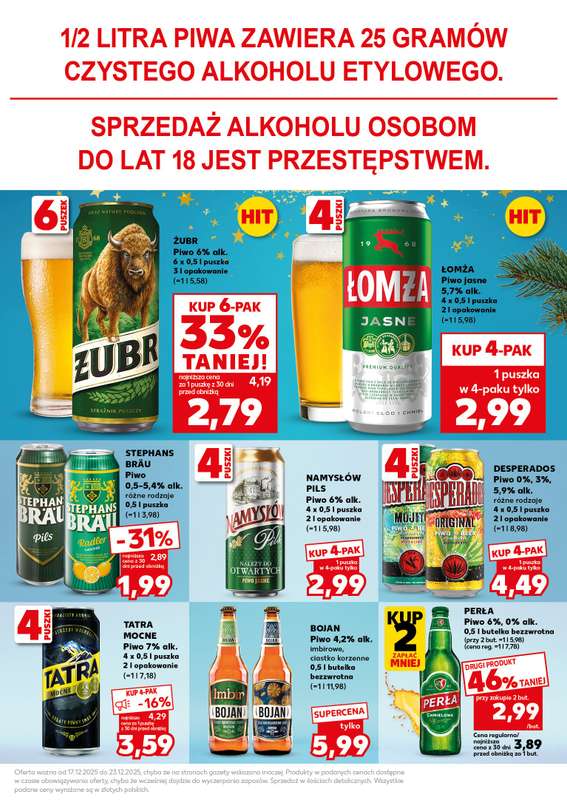 Kaufland - gazetka promocyjna Oferta Kaufland - SUPER WEEKEND od soboty 20.12 do niedzieli 21.12 - strona 21